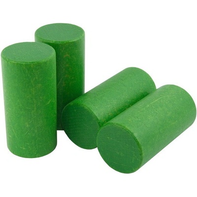 DrKO Dřevěný válec 8 cm 1ks zelená