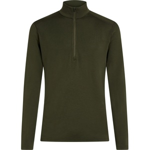 Icebreaker Мъжко мериносово термобельо Icebreaker 260 Tech L/S Half Zip Merino base layer - Dark Loden (015-1977-0912)