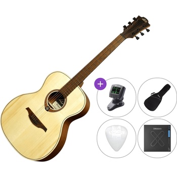 LÂG GUITARS T70A SET 2 Natural Satin Джъмбо китара