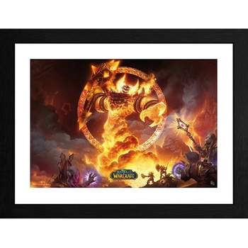 GBEye WORLD OF WARCRAFT - Framed print "Ragnaros" (30x40) (GBYDCO238)