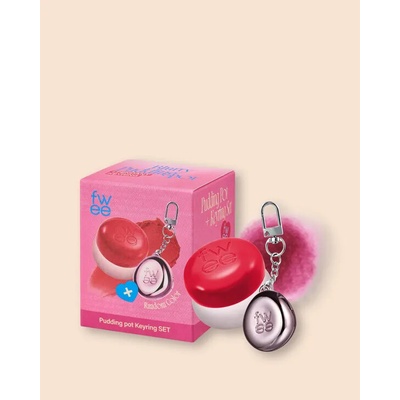Fwee Krémový balzam na líčka a pery s príveskom Lip&Cheek Blurry Pudding Pot + Pendant Keyring No.Rd05 Greedy 5 g