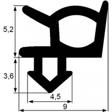 DAB Trade Těsnění KR-12 Rehau (TPS)