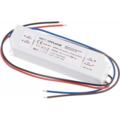 LED zdroj 24V 60W LPV5-24-60 Záruka 5 let - LED zdroj 24V 60W LPV5-24-60 Záruka 5 let TL-056711 056711