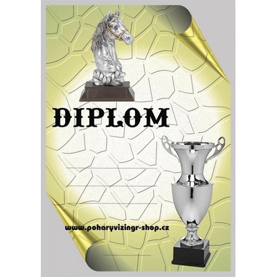 VIZINGR Kůň diplom A4 č.18