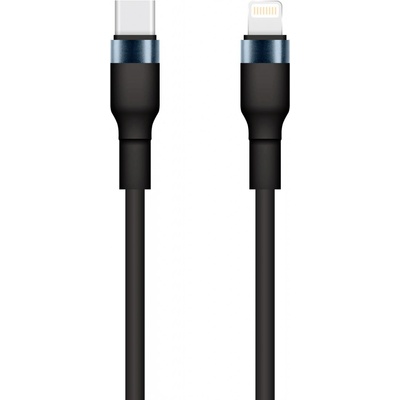 Setty KSC-L-131 USB-C - Lightning,3A, 1m, černý
