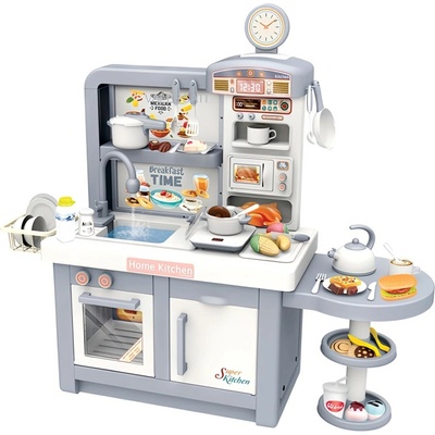 iMex Toys dětská interaktivní kuchyňka 100cm Gourmet šedá – Hledejceny.cz