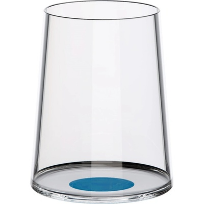 Trebonn Комплект 2 бр кристални чаши за бяло вино Trebonn SplitGlass 2025122, 280 мл, Ø7.3x9 см, Модулна система, Син (SplitGass 2025122)