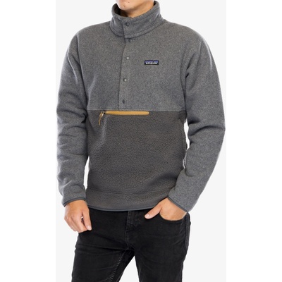 Patagonia Retro Pile 1/2 Snap Pullover forge grey