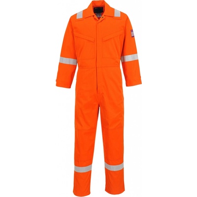 Portwest MX28 Modaflame nehorľavá reflexná kombinéza antistatická oranžová 4XL