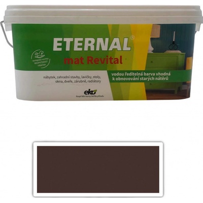 Eternal mat Revital 2,8 kg tmavě hnědá – Zboží Mobilmania