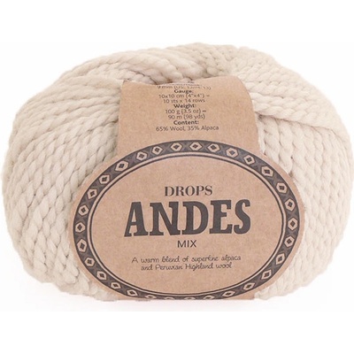 Příze Drops Andes mix 0206 - béžová