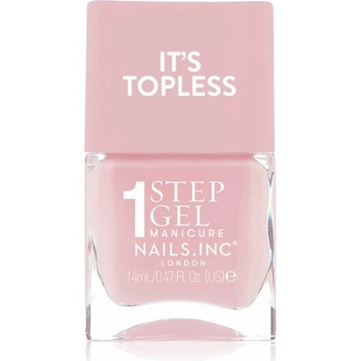 Nails Inc. It’s Topless gélový lak na nechty pre dlhotrvajúci efekt odtieň Florence 14 ml