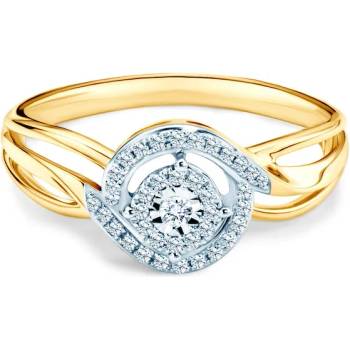 Image 1 of SAVICKI Годежен пръстен: двуцветно злато. диаманти