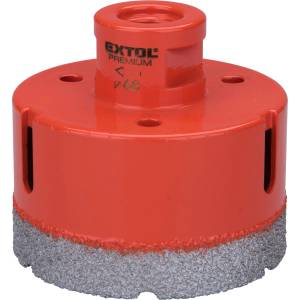 Extol кръгов нож за плочки, диамантен режещ ръб; 65 mm x M14, за използване в ъглошлайф