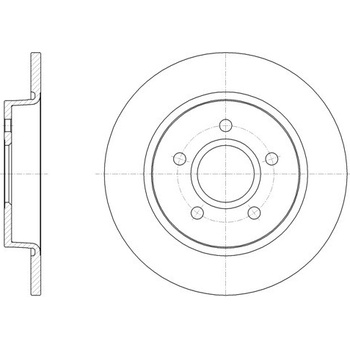 Brzdový kotúč REMSA 61503.00