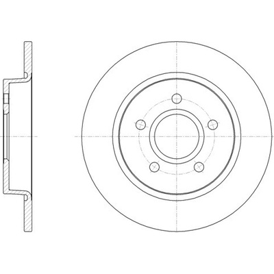 Brzdový kotúč REMSA 61503.00
