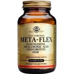 Solgar Хранителна добавка комплекс ГЛЮКОЗАМИН, ХОНДРОИТИН И МСМ, Solgar Meta-Flex Glucosamine Hyaluronic Acid Chondroitin Msm 60 Tabs