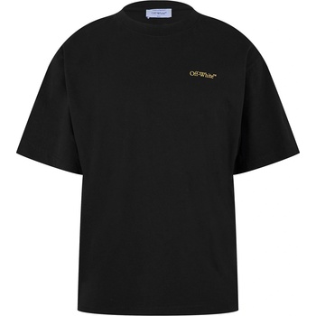 OFF WHITE Тениска OFF WHITE Men's Tape Skate Cotton Short Sleeve Crew Neck T-Shirt - Black