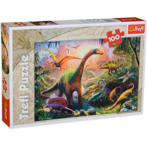 Trefl Пъзел Trefl от 100 части - Динозавърска земя (16277) - baby