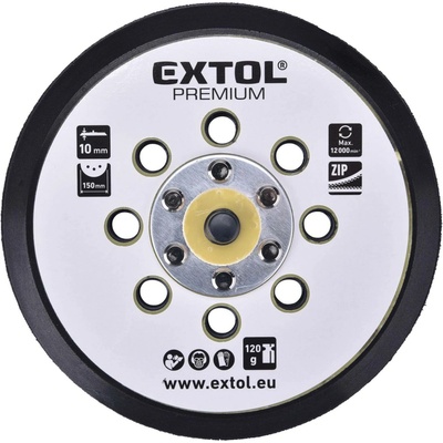 Nosič kotoučů, suchý zip, ⌀150mm EXTOL PREMIUM