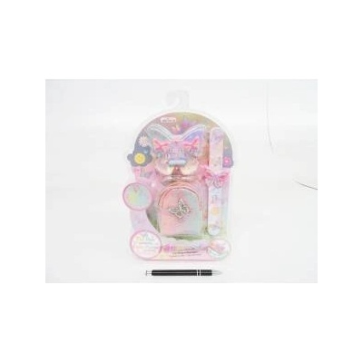 HOT FOCUS HEADPHONES+WALLET+BRACELETS, BUTTERFLIES, blister
