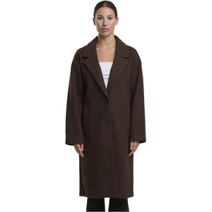 Urban classics Палто Urban classics Oversized Long coat - Brown (Warm Brown)