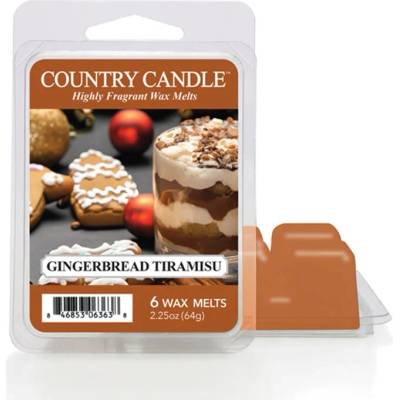 Country Candle Gingerbread Tiramisu vonný vosk 64 g