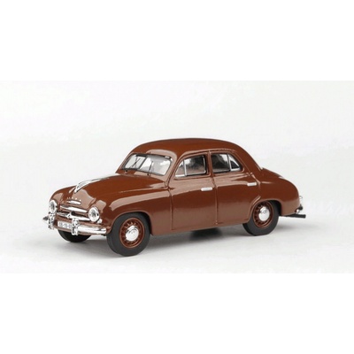 Abrex škoda 1201 SEDAN 1956 Hnědá 1:43
