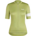 Rapha Дамска фланелка с къс ръкав за колоездене Rapha Women's Core Jersey Cycling jersey - Fern / White (156-2650-1114)