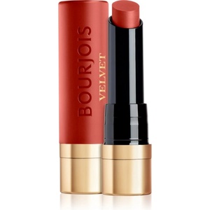 Bourjois Rouge Velvet The Lipstick дълготрайно червило с матиращ ефект цвят 53 Caramel Salé 2.4 гр