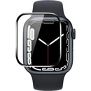 COTEetCI 4D sklo s celoplošným lepením s černým lemem pro Apple watch 7 41mm, 24002-41