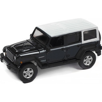 Auto World Jeep JK Wrangler Rubicon Chief Edition 2017 černá 1:64