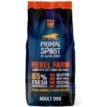 Primal Spirit Dog 65% Rebel Farm 12 kg