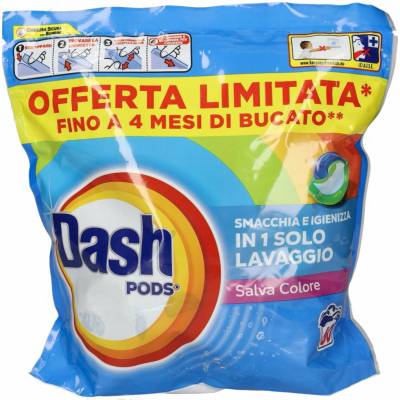 Dash Pods pracie kapsule dezinfekčné a na odstránenie škvŕn 60 PD