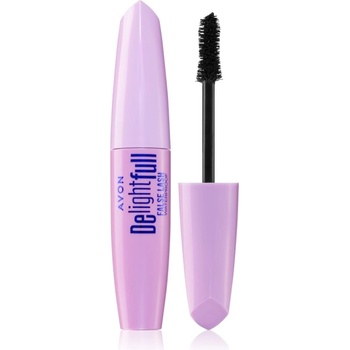 Avon DelightFull False Lash водоустойчива удължаваща спирала цвят Blackest Black 10ml