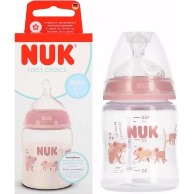 Nuk First Choice láhev s kontrolou teploty Koala 150 ml