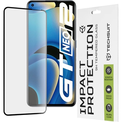 Techsuit Протектор за Realme GT Neo2 / GT2 / GT Neo 3T / GT Neo 3T Dragon Ball Z Edition - 111D Full Cover / Full Glue Glass - черен