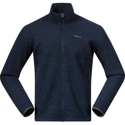 Bergans Мъжко вълнено яке Bergans Rabot Merino Fleece Midlayer Jacket Merino jacket - Navy Blue (005-7028-0313)