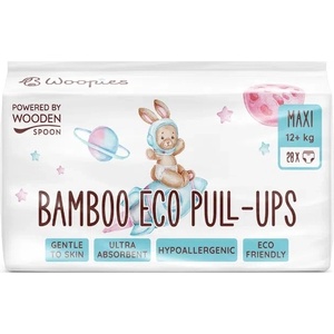 Wooden Spoon Бебешки гащички Wooden Spoon Woopies - Maxi, 12+ kg, 28 броя (21159) - ozone