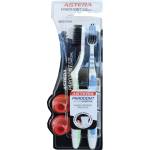  Astera parodont activ charcoal четка за зъби medium, 2 броя