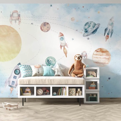 Decono Детски Фототапет Слънчевата Система