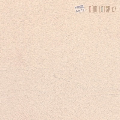 Poťahová látka kožušina krémová