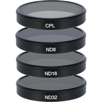 Rollei Set filtrů pro DJI Osmo Action 6, 3x ND filtr (ND8, ND16, ND32), 1x CPL filtr, optické sklo s nanovrstvou 27534