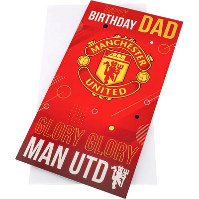 Manchester United narozeninové přání Dad Birthday Card
