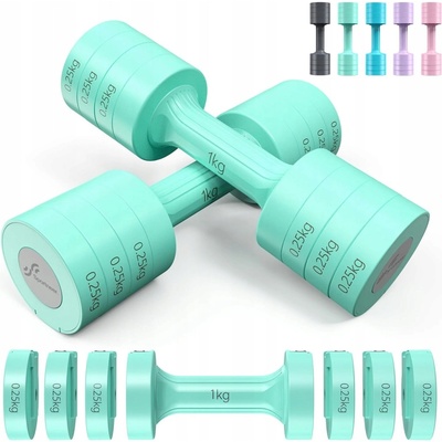 Sportneer Litinové činky 1 x 2 kg 2 ks