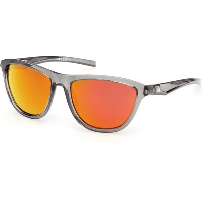 adidas eyewear Мъжки очила за колоездене Adidas eyewear ES0001 S3 Cycling glasses - Grey / Red Mirror - размер One Size (205-7195-0211)