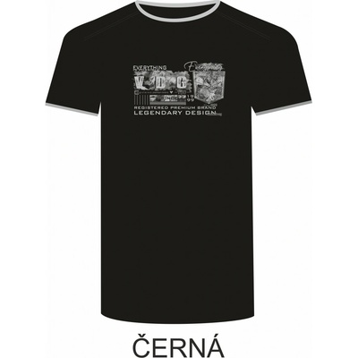 Vandenberg pánské tričko VDG24108 Black
