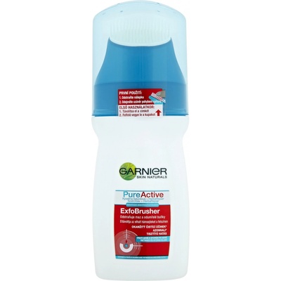 Garnier Pure Active Čisticí gel s kartáčkem Exfo Brusher 150 ml