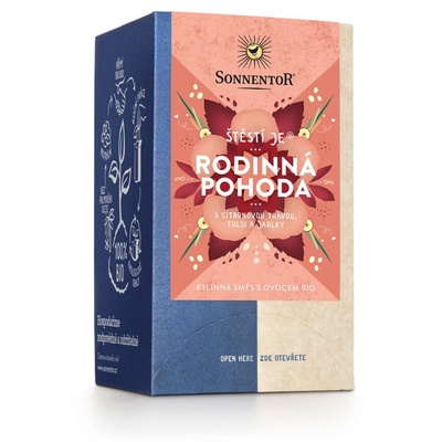 SONNENTOR - Щастието е® семейно благополучие, пакетчета чай, био, 18 бр