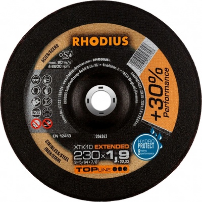 Rhodius Rezný kotúč 230 x 1,9 x 22,23 mm 206263